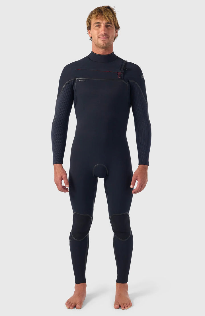 O'Neill Herren Neoprenanzug hyperfreak fire 4/3+ mm Chestzip - Black/Black