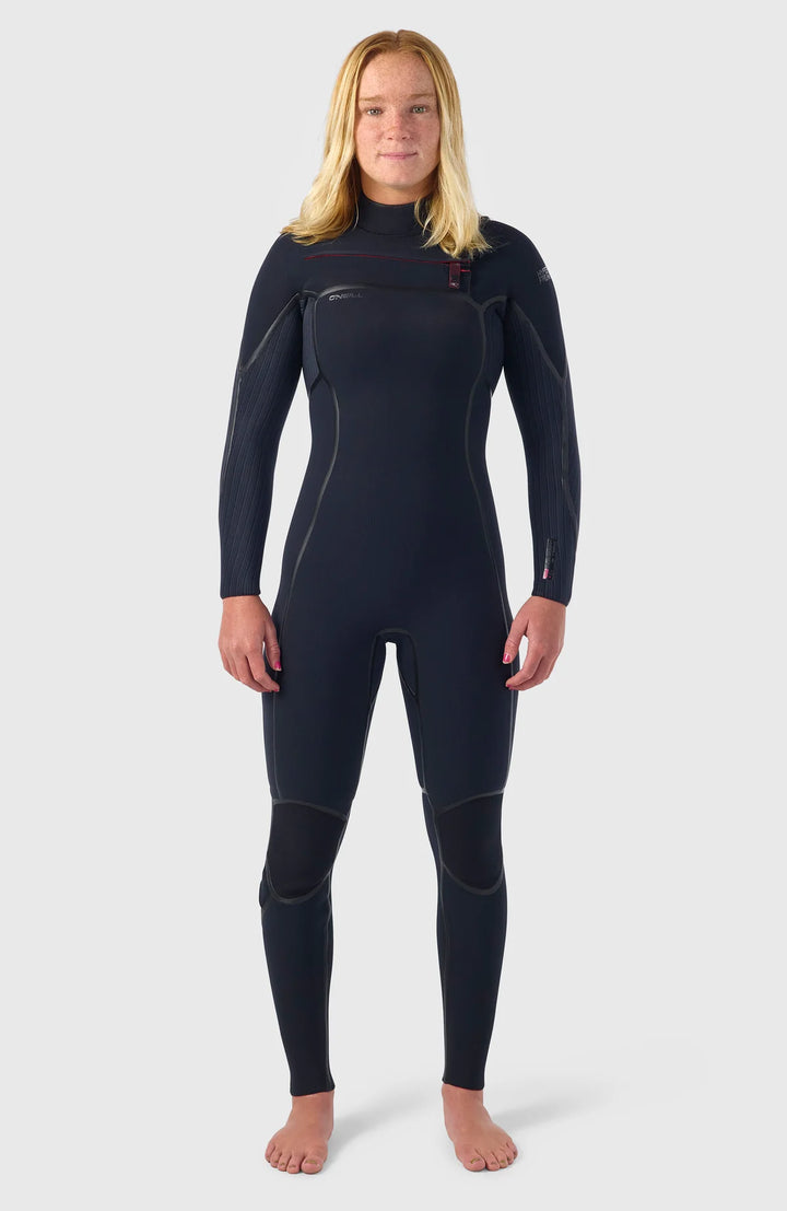 O'Neill Damen Neoprenanzug hyperfreak fire 4/3+ mm Chestzip - Black/Black