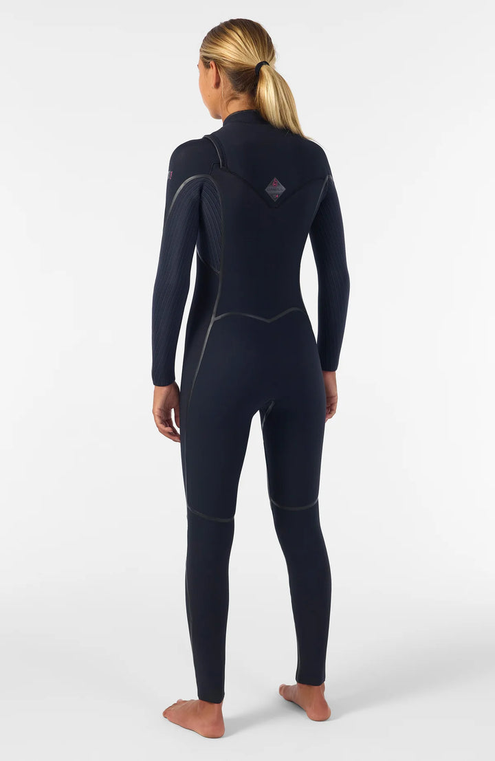 O'Neill Damen Neoprenanzug hyperfreak fire 4/3+ mm Chestzip - Black/Black