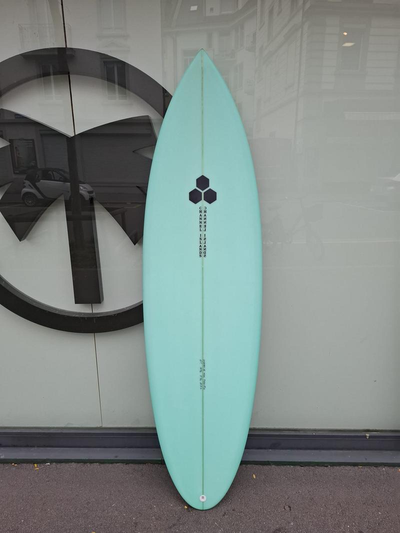 Channel Island Surfboards Twin Pin  6'1" - Aquagreen (Miete)