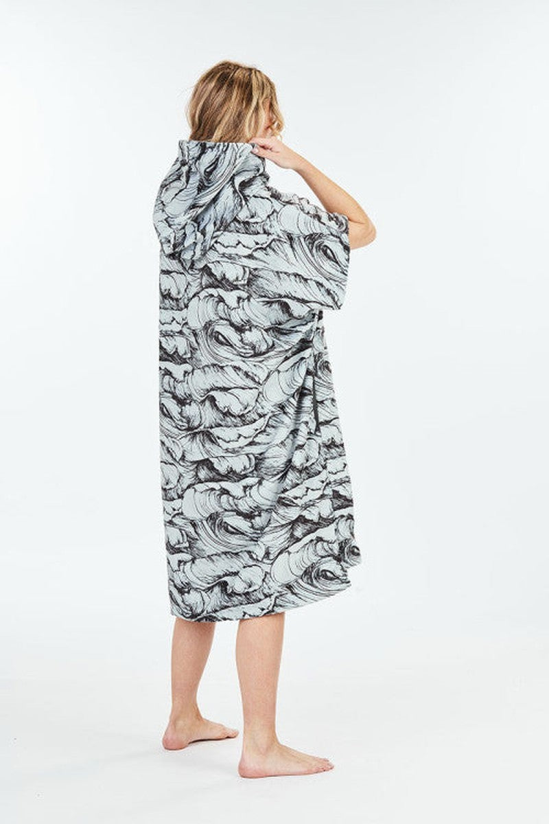 After Essential Surf Poncho - Ocean Dark Grey