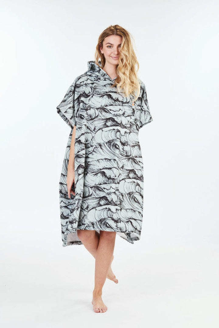 After Essential Surf Poncho - Ocean Dark Grey