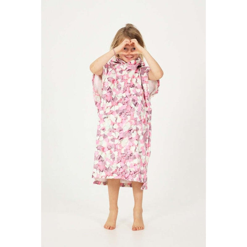 After Essential Surf Toddler Poncho - Pink Candies