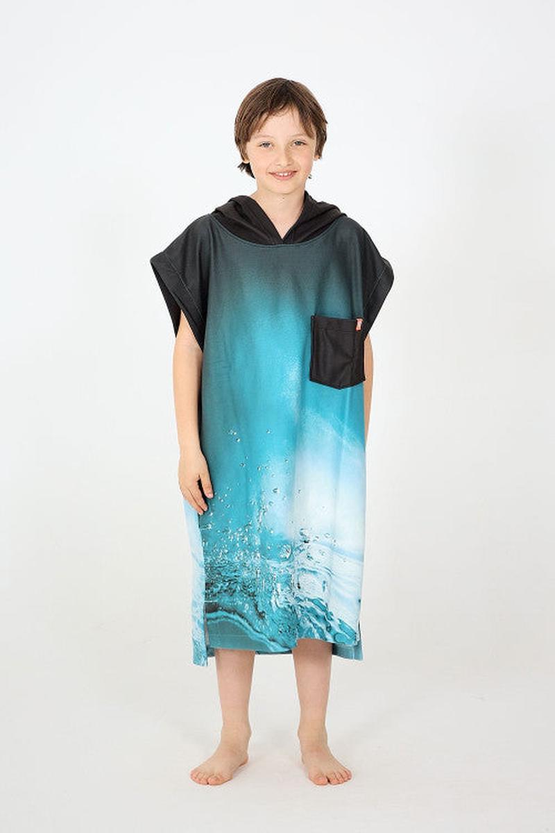 After Essentials Kids Poncho - underwater
