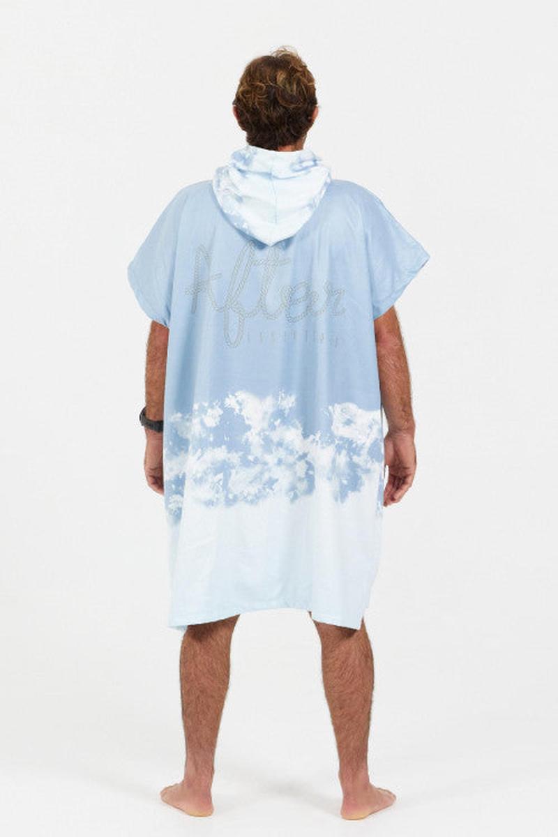 After Essentials Poncho Gradient - bleached blue