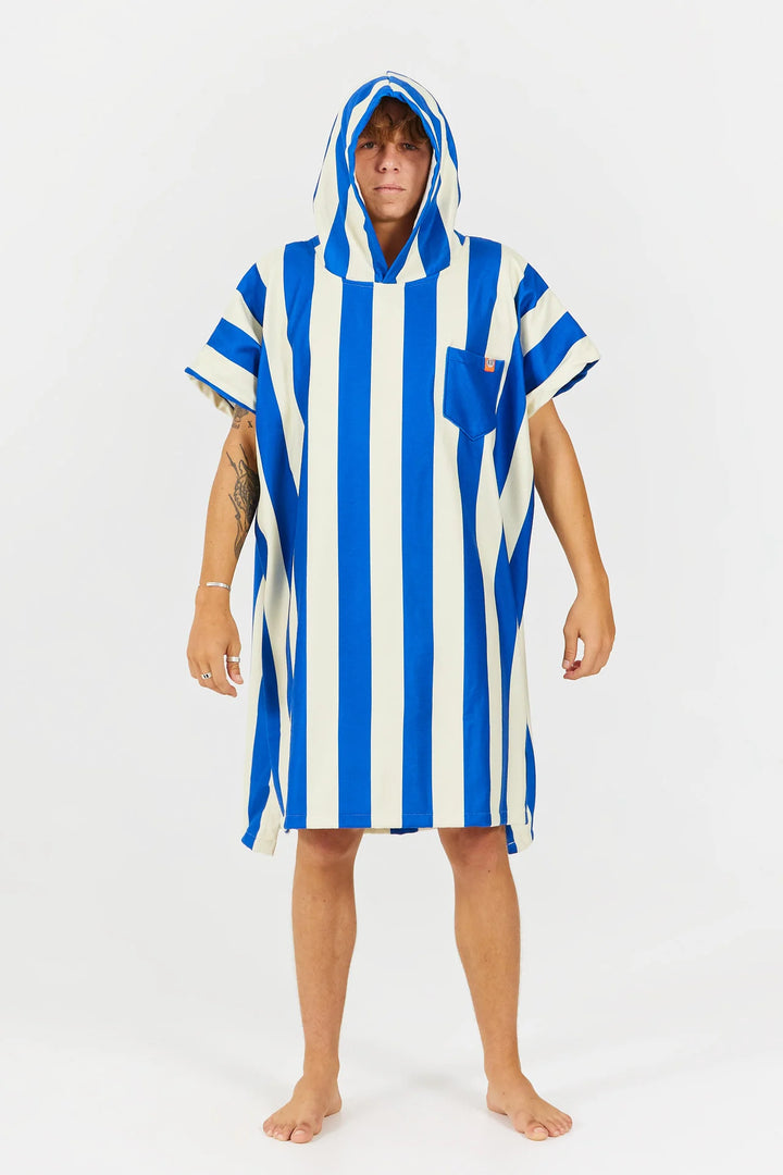 After Essentials Poncho Swim Club - Stripes