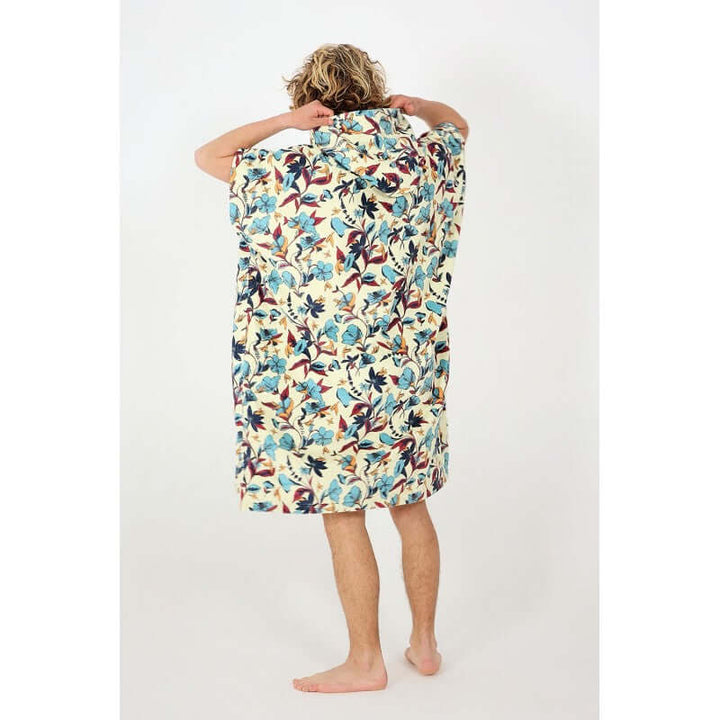 After Essentials Poncho humming birds - almond