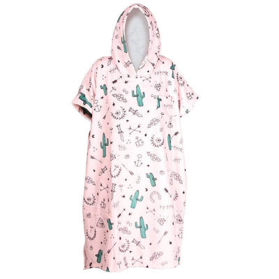 After Essentials Surf Poncho Hype - pale pink