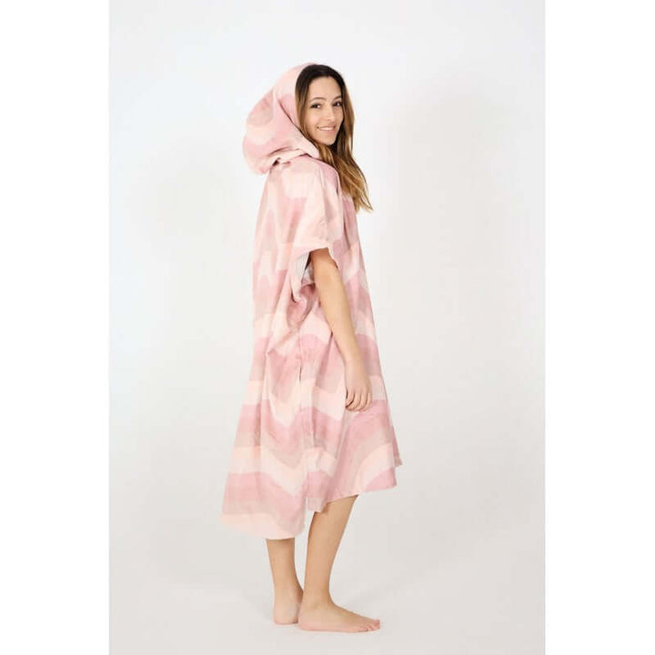 After Essentials Surf Poncho Ripple - candy