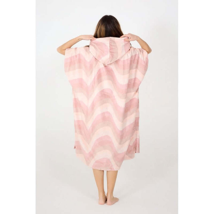 After Essentials Surf Poncho Ripple - candy