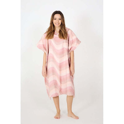 After Essentials Surf Poncho Ripple - candy