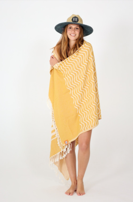 After Essentials Turkish Beach Towel - honey