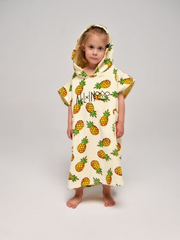All IN Baby Poncho 2-6 Jahre - Pineapple