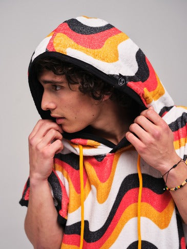 All-In Classic Beach Crew Poncho - berlin