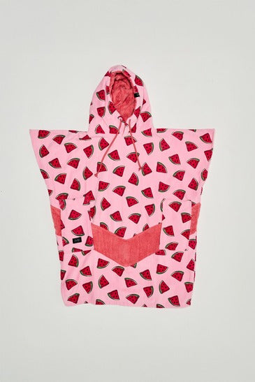 All-In Kinder Poncho - Watermelon
