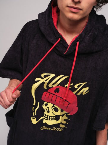 All-In V Beach Crew Poncho - pechou