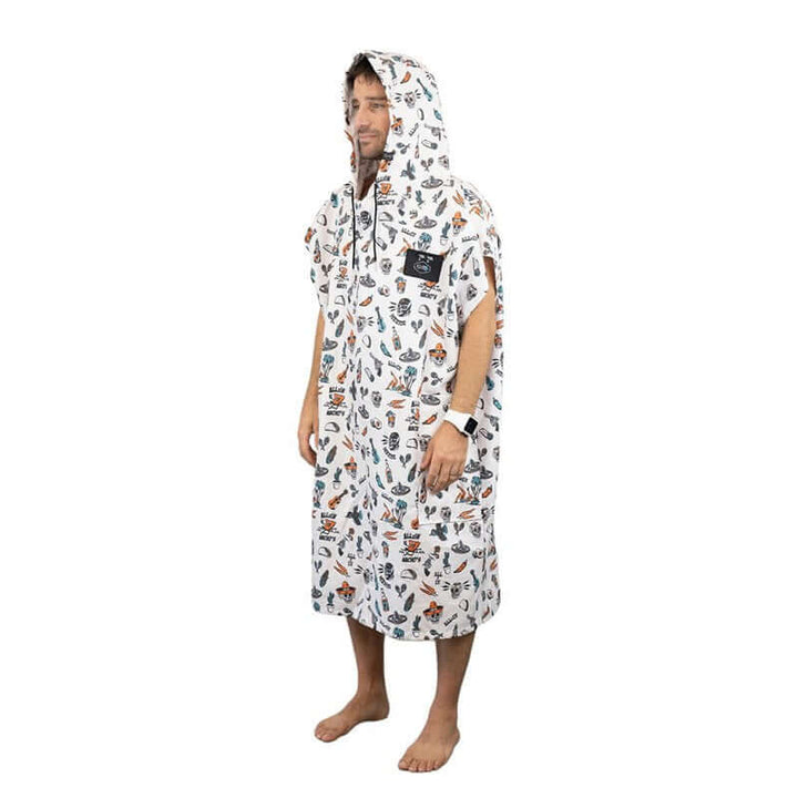 All-in Mikrofaser Bade Und Strand Poncho - mexicano