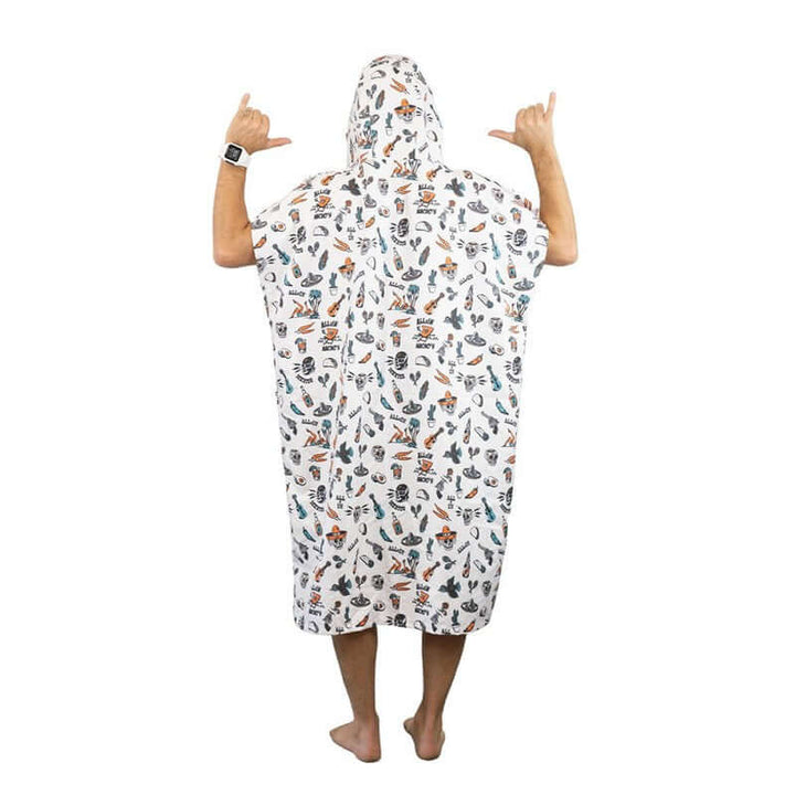 All-in Mikrofaser Bade Und Strand Poncho - mexicano
