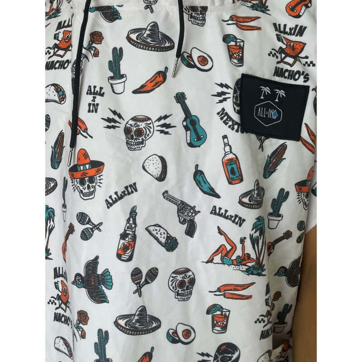 All-in Mikrofaser Bade Und Strand Poncho - mexicano