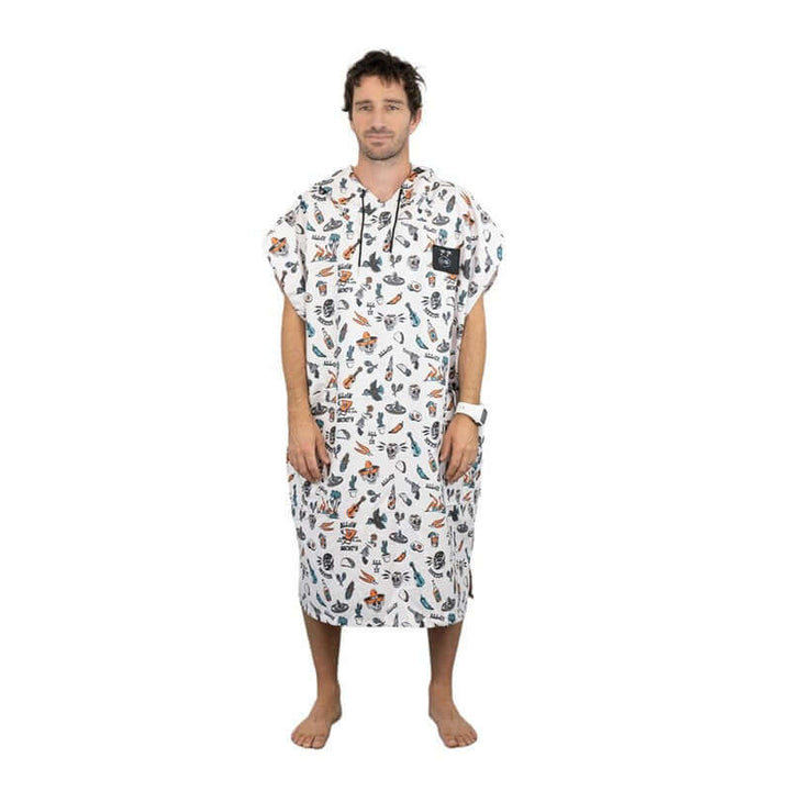All-in Mikrofaser Bade Und Strand Poncho - mexicano