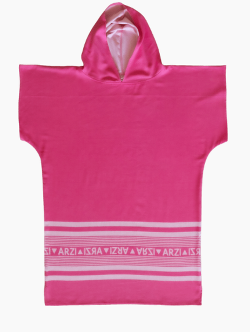 Arzi Beach Poncho Slimmer Fit - Sunrise Pink