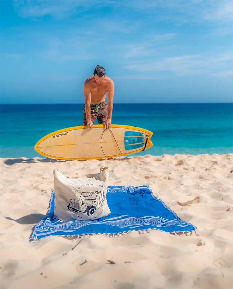 Arzi Beach Towel - summersky blue