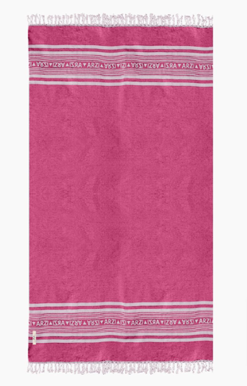 Arzi Beach Towel - sunrise pink