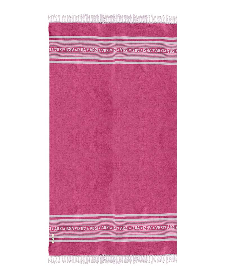 Arzi Beach Towel - sunrise pink