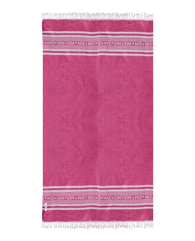 Arzi Beach Towel - sunrise pink