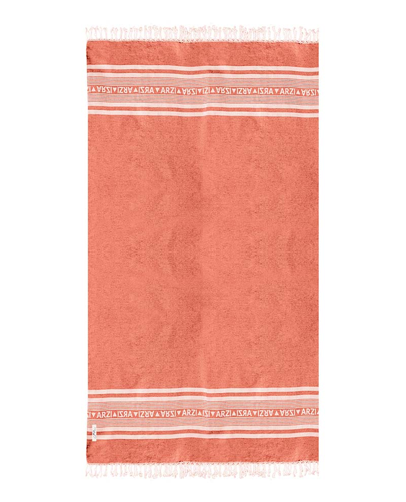 Arzi Beach Towel - tropical coral