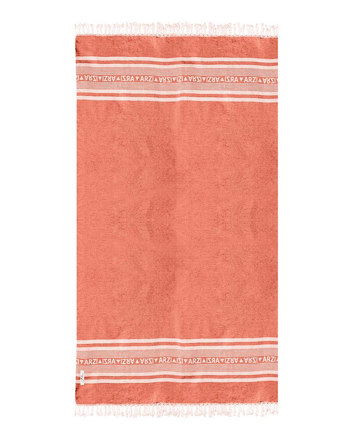 Arzi Beach Towel - tropical coral