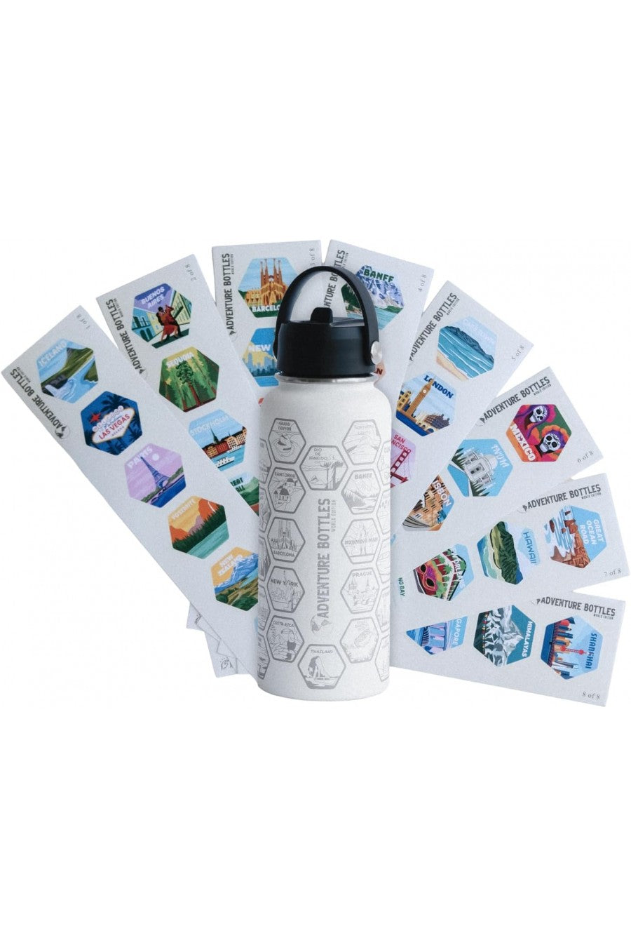 Awesome Maps Adventure Botttle 946ml - World Edition