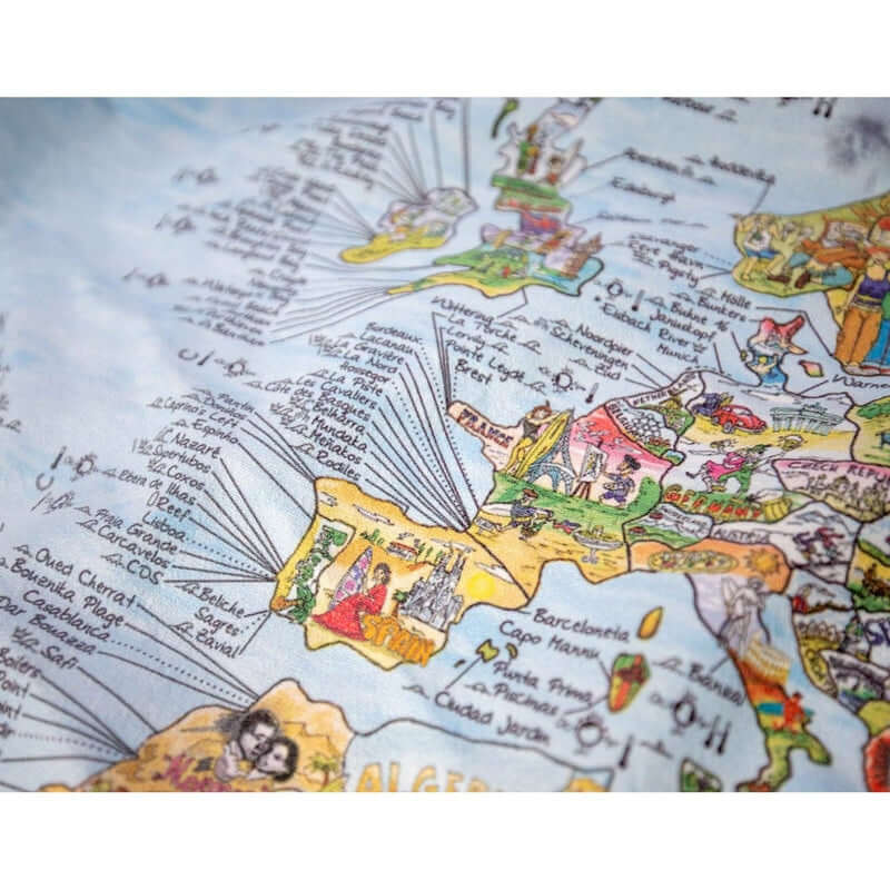 Awesome Maps Poster Surftripmap