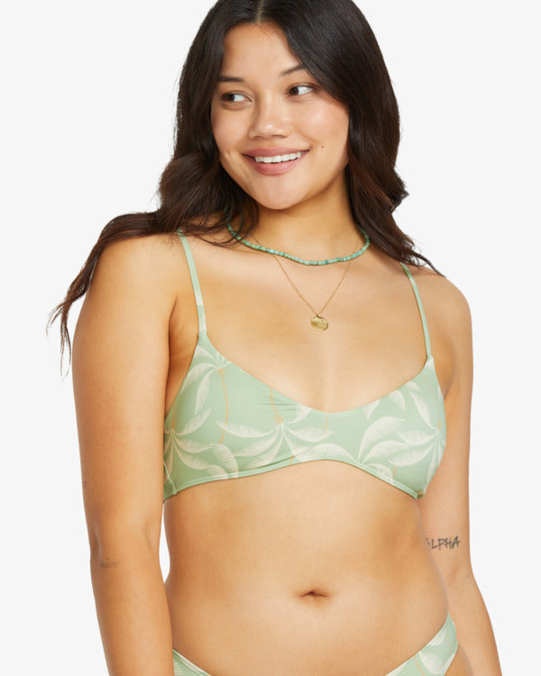 Billabong Bikini Top Gone Tropic Bralette - pistachio