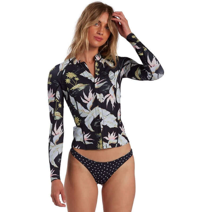 Billabong Damen 1mm Neo Jacket Peeky - maui black