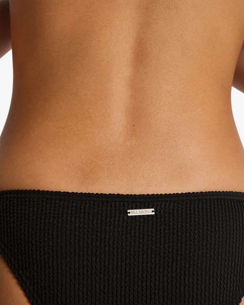 Billabong Damen Bikini Bottom Summer High Hike - Black Pebble