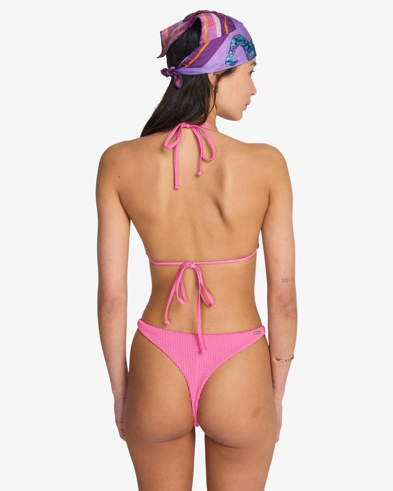 Billabong Damen Bikini Top Summer High Multi Tri - Guava