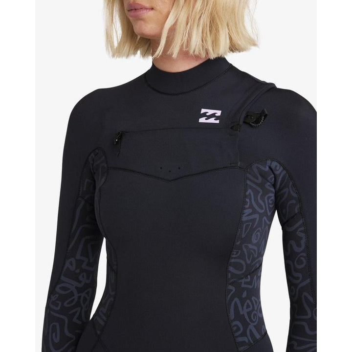 Billabong Damen Neoprenanzug 3/2 CZ Synergy Natural - black fade