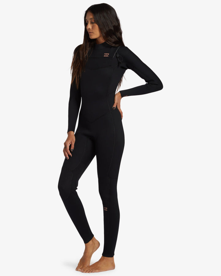 Billabong Damen Neoprenanzug Foil 3/2 Chestzip - schwarz