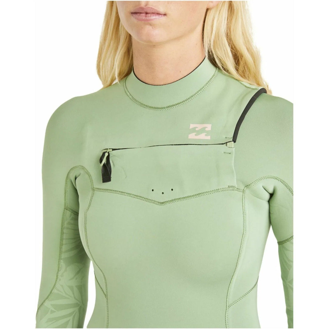 Billabong Damen Neoprenanzug Synergy 3/2 Chestzip - Green