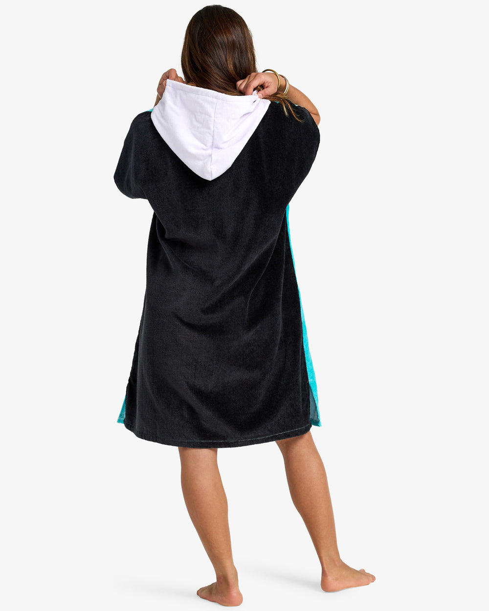 Billabong Damen Poncho Hooded - Aqua Haze