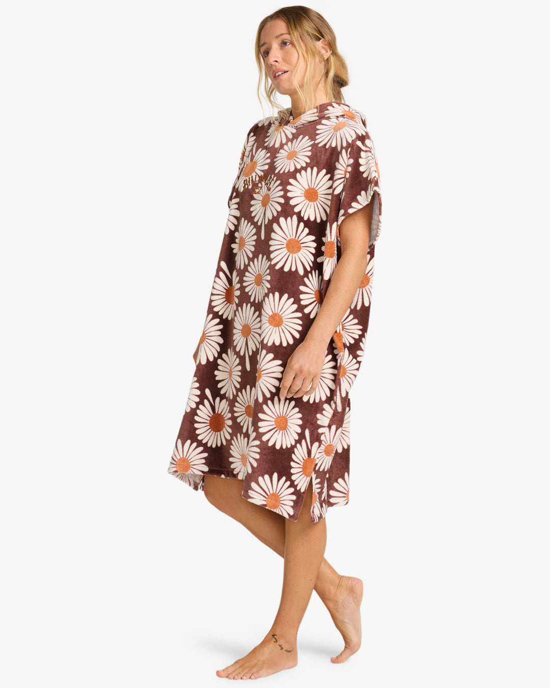 Billabong Damen Poncho Hooded - Espresso