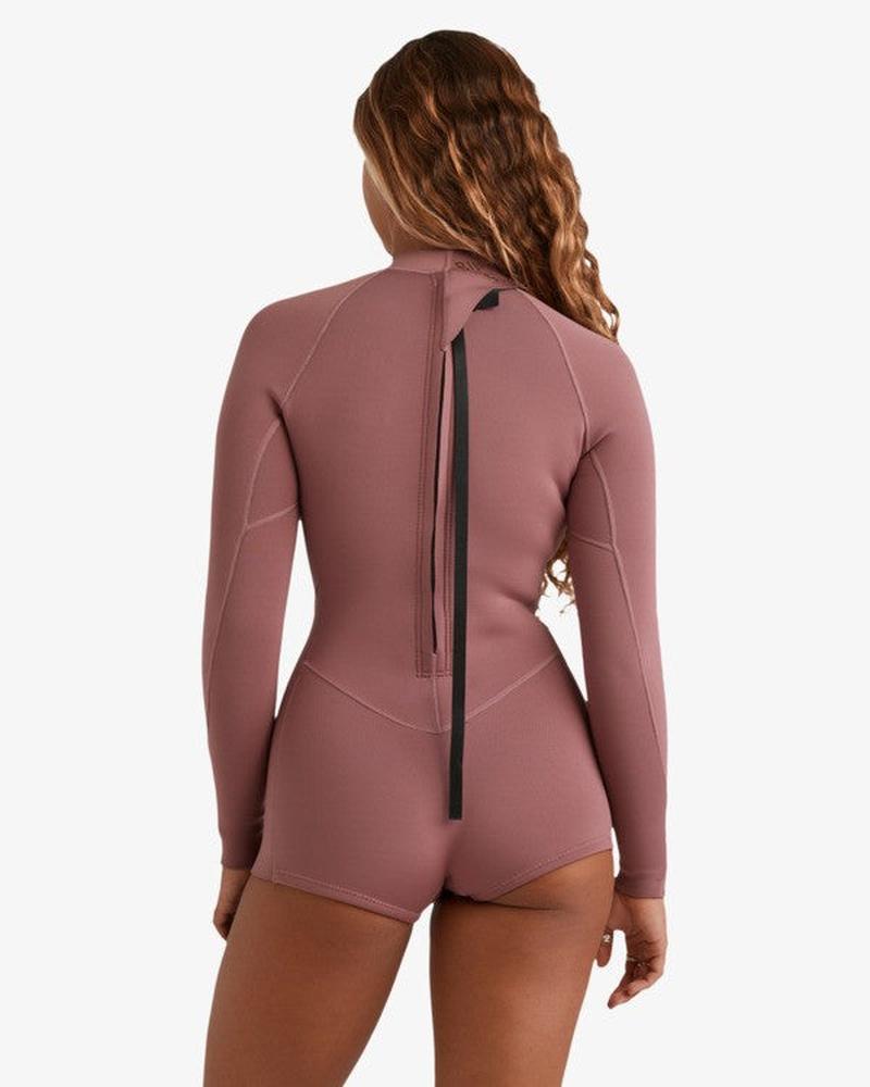 Billabong Damen Springsuit Spring Fever Natural Langarm Spring - Rosewood