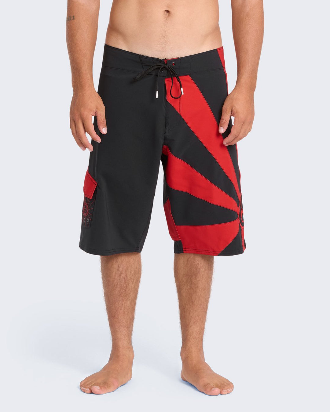 Billabong Herren Boardshorts A.I. Rising Sun Pro 22" - Black/Red