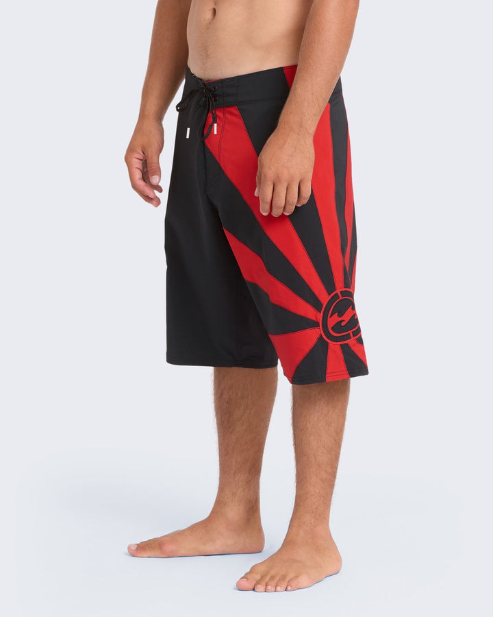 Billabong Herren Boardshorts A.I. Rising Sun Pro 22" - Black/Red