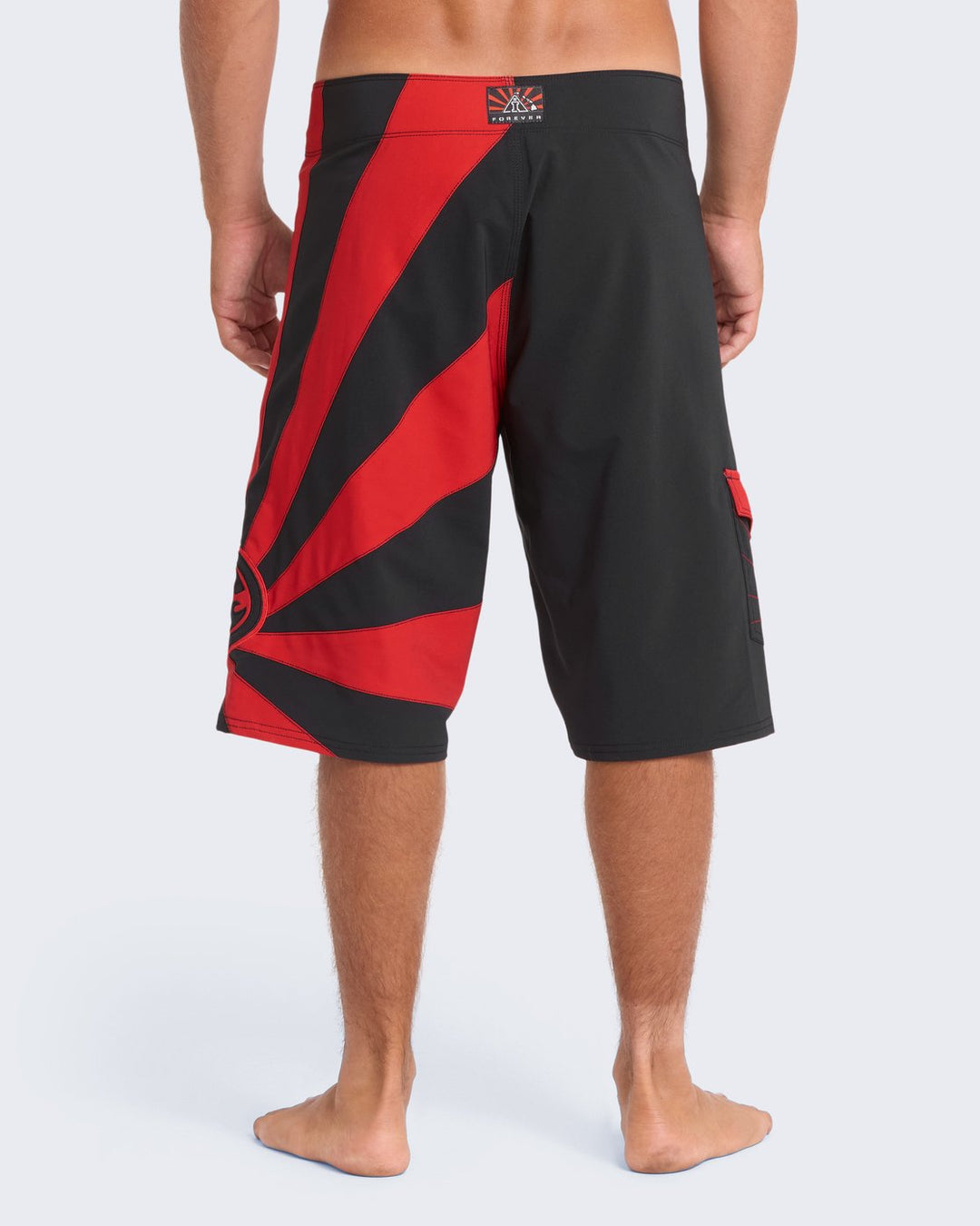 Billabong Herren Boardshorts A.I. Rising Sun Pro 22" - Black/Red