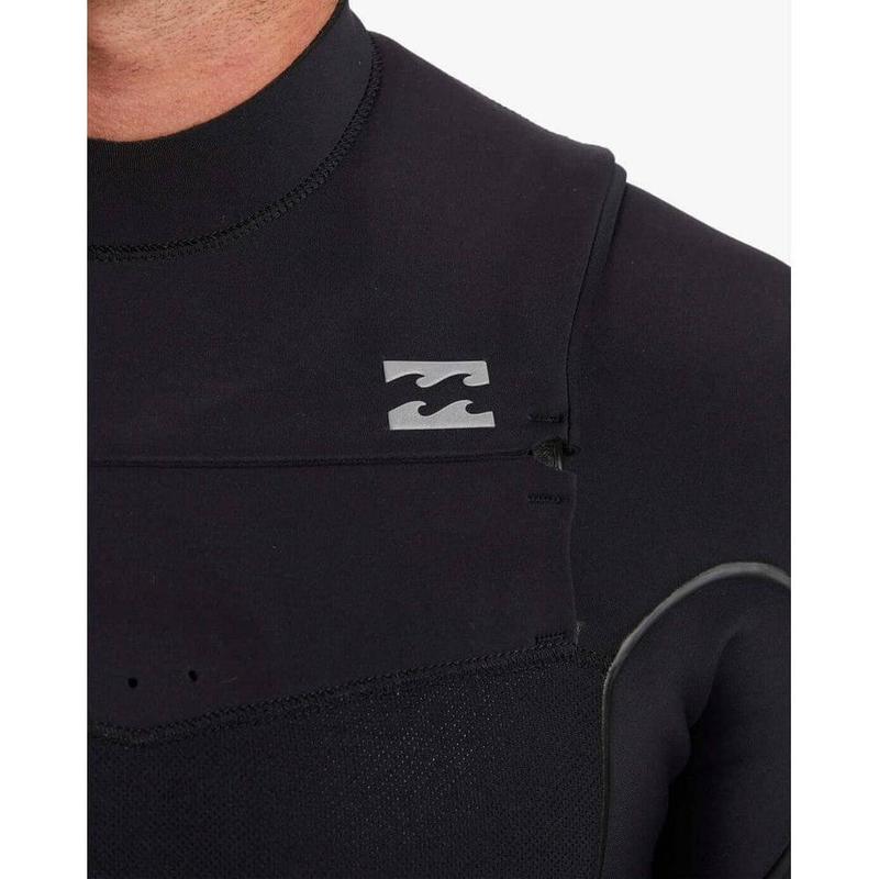 Billabong Herren Furnace Natural 3/2mm Chest Zip Neoprenanzug - Black
