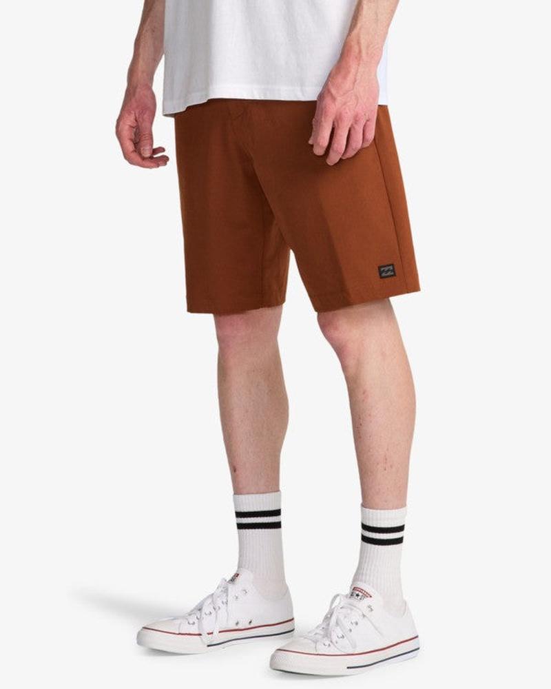 Billabong Herren Hybrid Shorts Crossfire - Rustic Brown