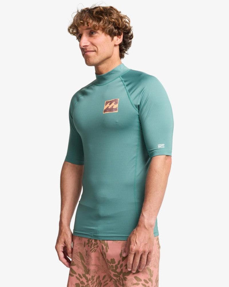 Billabong Herren Lycra Re Issue Kurzarm - Sea Green