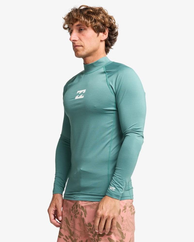 Billabong Herren Lycra Waves All Day Langarm - Sea Green